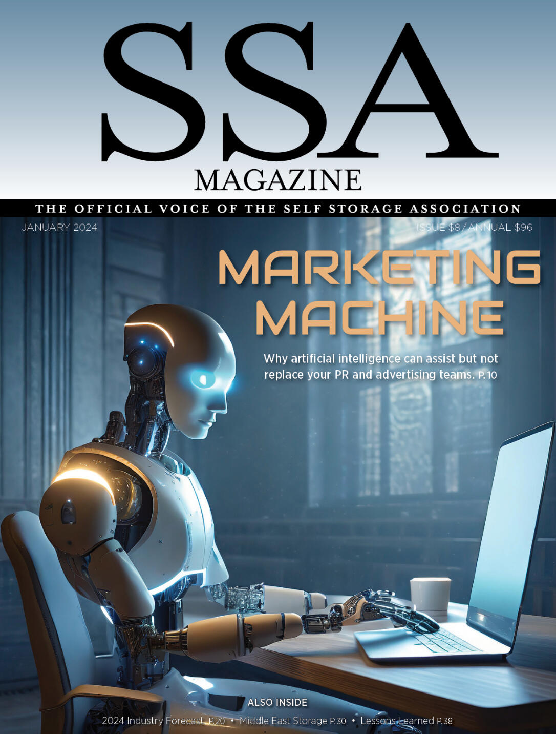 SSA Magazine Jan 2024 Cover story for January 2024 issue of SSA Magazine